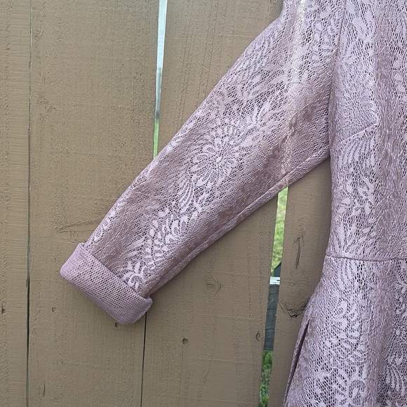 BLUSH PINK LACE JACKET/TOP! - Picture 3 of 5